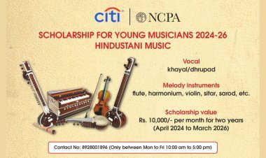 एनसीपीए भारतीय शास्त्रीय संगीत के छात्रों के लिए ‘सिटी एनसीपीए स्कॉलरशिप फॉर यंग म्यूजिशियंस’ के एक और संस्करण की पेशकश कर रहा है