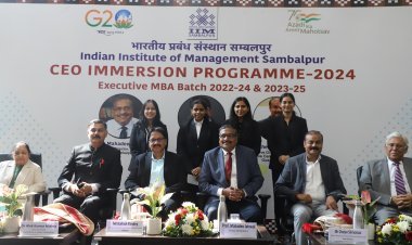आईआईएम संबलपुर ने एक्जीक्यूटिव एमबीए के लिए सीईओ इमर्शन प्रोग्राम का आयोजन किया