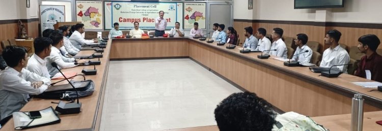 राजस्थान कृषि महाविद्यालय के 05 विद्यार्थियों को मिली प्लेसमेंट ड्राइव के माध्यम से नियुक्ति