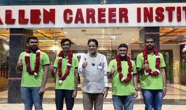 एलन के 5 स्टूडेंट्स को 100 एनटीए स्कोर  ओमप्रकाश को परफेक्ट स्कोर 300 में से 300, 13 स्टेट टॉपर